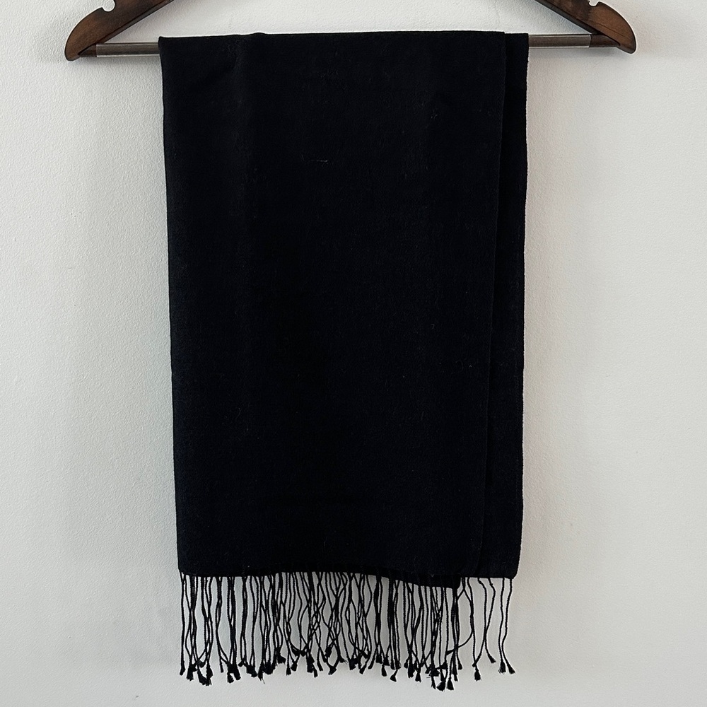 Black Cashmere Scarf